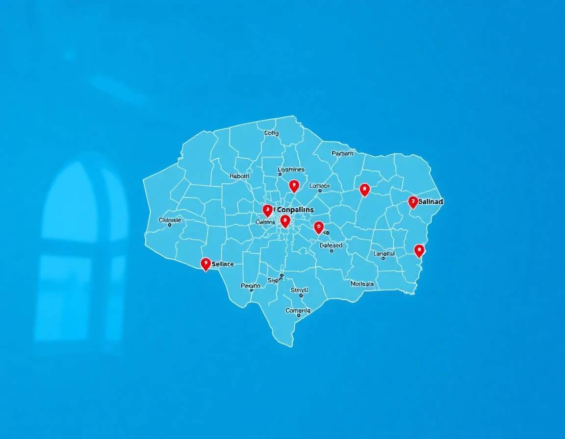 Hvac Service Areas Map