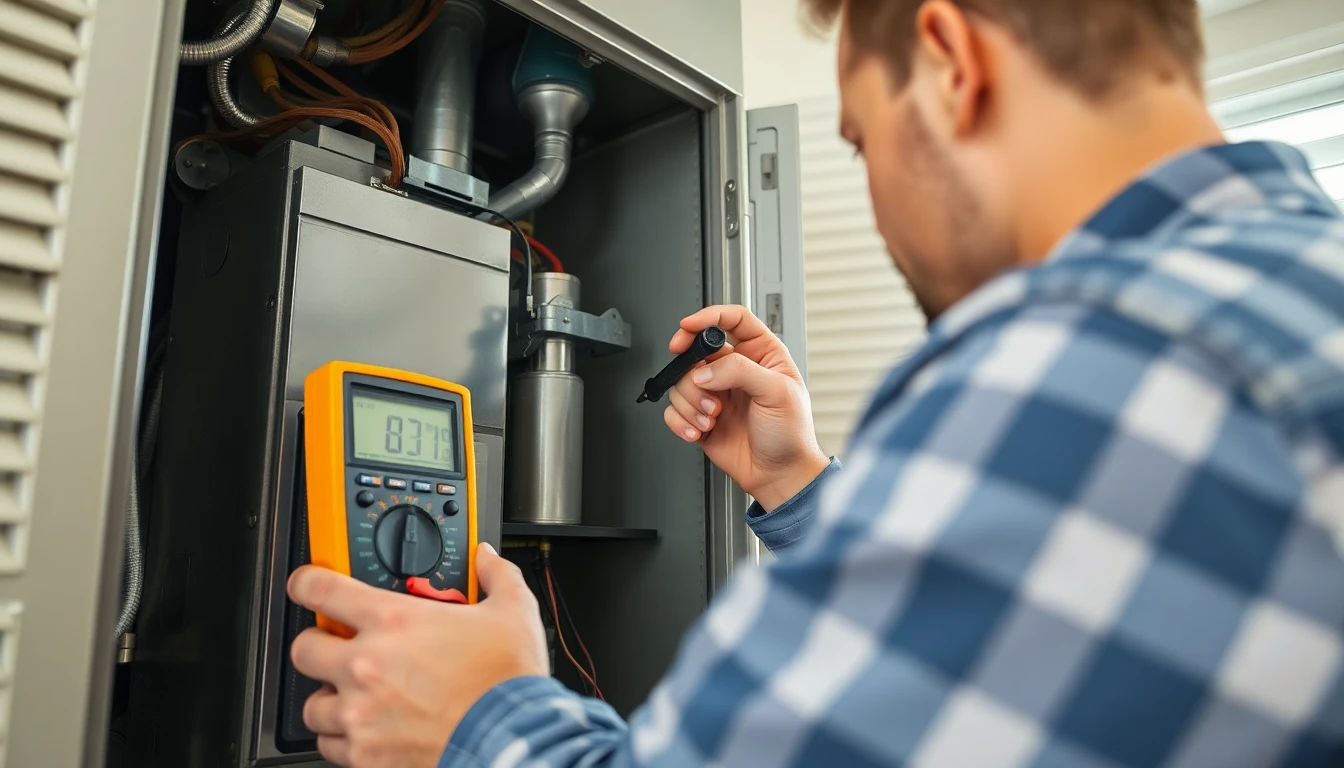 Heating system repair